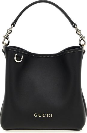 Gucci Black GG Emblem Mini Handbag