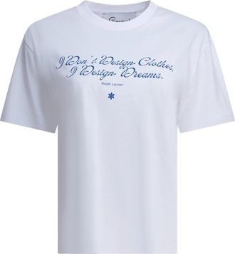 Semper Quote Graphic T-Shirt - Dames - T-shirts - Wit - S - Katoen - Tops