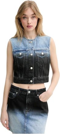 Moschino Mujer, Chaquetas, Azul, Talla: M