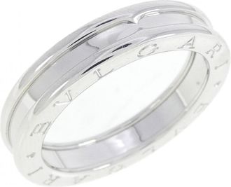 Bulgari White Gold White Gold (18K) Band Ring (Pre-Owned)