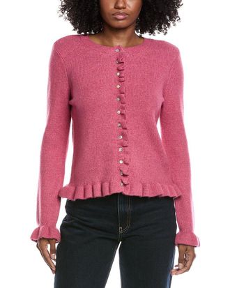 CeCe by Cynthia Steffe Ruffle Edge Cardigan