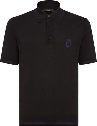 Billionaire Boys Club Pullover Polo-Neck SS Crest - Heren - Polos - Zwart - S - Katoen - Tops