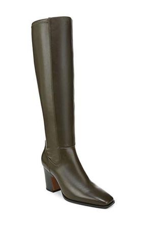 Franco Sarto Jonie Knee High Boot in Deep Olive Green at Nordstrom Rack, Size 6.5 Wide Calf