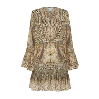 Camilla Mujer, Vestidos, Beige, Talla: S