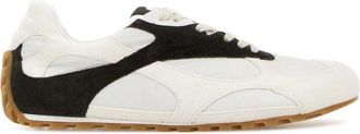 Bottega Veneta White Lace Up Sneakers