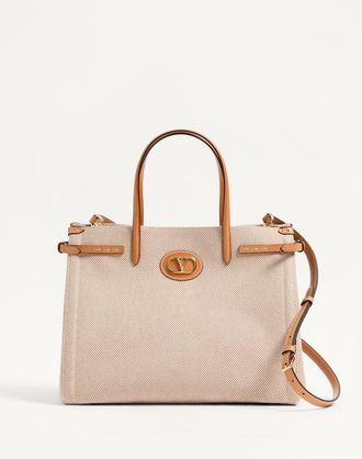 Valentino Garavani Valentino Garavani Antibes Medium Canvas Shopping Bag Wo