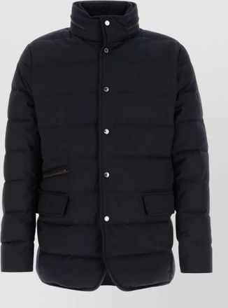 Moorer ilvo hooded down jacket polyester blend