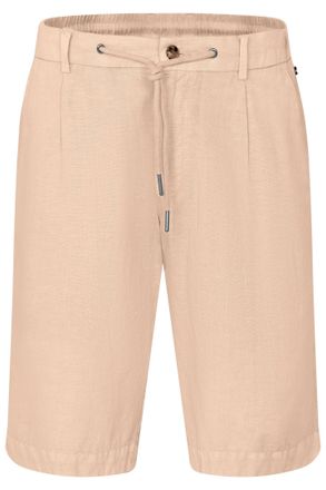 Bugatti Herren Linnen-katoenmix bermuda