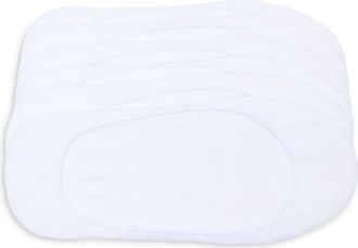 Hue Invisible Comfort 6-Pack Liner Socks in White Pack at Nordstrom Rack, Size Medium/large