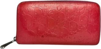 Dior Pre-owned Wallets, female, Red, Size: ONE SIZE Pre-owned Vintage Wallet