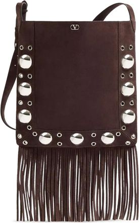 Valentino Garavani Borsa a spalla Nellcôte - Marrone