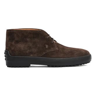Tod's Tods, Lace-up Boots, male, Brown, Size: 10 1/2 US Brown Winter Loafers