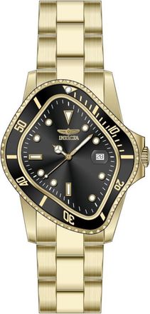 Invicta Artist 51004 Herenhorloge - Quartz Uurwerk - Roestvrij Staal met Zwarte Wijzerplaat - 40 mm