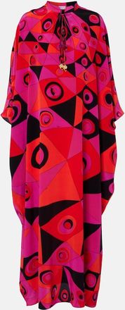 Pucci Occhi silk twill kaftan