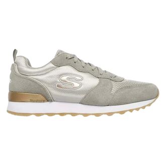 Skechers Retros-OG 85-Goldn Gurl Sneakers - Dames - Schoenen - Grijs - Maat: 39 EU Synthetisch