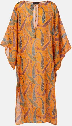 Etro Paisley ramie kaftan