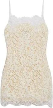 Aniye By Mini Jurk - Dames - Korte kleedjes - Beige - S - Polyester - Kleedjes