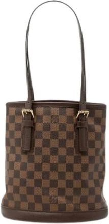 Louis Vuitton Pre-owned Bucket Bags, female, Brown, Size: ONE SIZE Pre-owned The Marais Bucket Bag