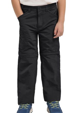 Jack Wolfskin Zip-off-Hose JACK WOLFSKIN SAFARI ZIP OFF PANTS K, Damen, Gr. 92, Normalgr&ouml;ssen, schwarz, Obermaterial: 100% POLYAMID; Futter: 100% POLYESTER, Hosen Z