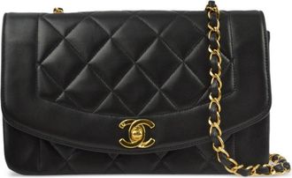 Chanel 1997 small Diana shoulder bag - women - Lambskin - One Size - Black