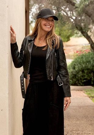 Mauritius Maryn Leather Jacket In Black
