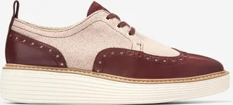 Cole Haan Womens &Oslash;riginal Grand Platform Wingtip Oxford Shoes - Brown Size 10.5