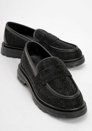 Prologue Babel Steen Versierd Su&egrave;de Loafer Dames