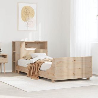 vidaXL Vidaxl - Estructura De Cama Sin Colch&oacute;n Madera Maciza De Pino 100x200 Cm