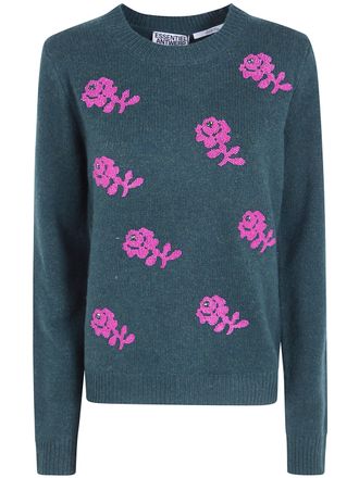 Essentiel Embroidered Round-Neck Sweater Korine