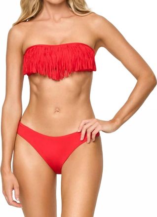 L*Space Rocky Classic Bikini Bottom In Flame