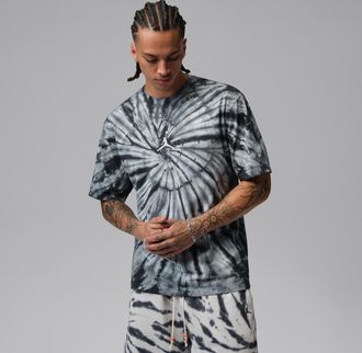Nike Jordan Mens Jordan Brooklyn Tie-Dye Festival T-Shirt in White | IF3150-133