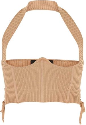 ADĀMO Andrea Adamo Skin Pink Stretch Viscose Blend Bodice