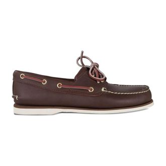 Timberland Klassieke 2-Eye Boot Shoe - Heren - Bootschoenen - Bruin - 41 EU - Leer - Schoenen