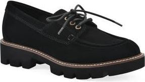 White Mountain Gino Lug Sole Loafer - Wide Width Available in Black Suede at Nordstrom Rack, Size 8.5