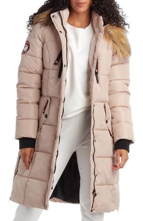 Canada Weather Gear Womens Heavyweight Long Parka Jacket in Sand at Nordstrom, Size 2X