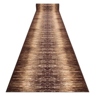 RugsX Rugsx - Alfombra De Pasillo Con Refuerzo De Goma Toltec Beige 100 Cm Brown 100x1300 Cm