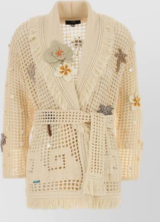 Alanui crochet cardigan where the waves begin