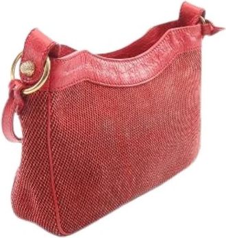 Balenciaga Pre-owned Leather balenciaga-bags - Dames - Vintage Schoudertas - Rood - ONE Size - Vintage