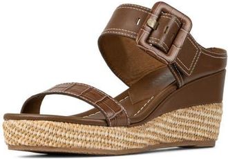 Donald J Pliner Gizelle Platform Wedge Sandal in Saddle at Nordstrom, Size 6.5