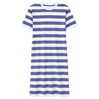 Mazine Bold Striped Jersey Dress Kleid f&uuml;r Damen | wei&szlig;