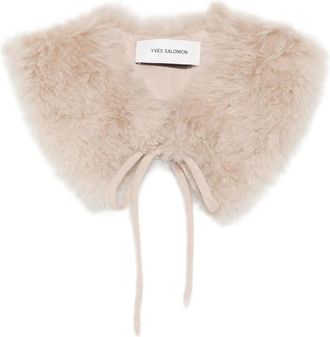 Yves Salomon V-neck Scarf
