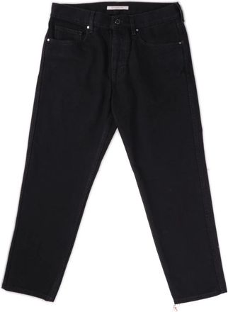 Don the Fuller Polyester Wortelpasvorm Zwarte Jeans - Heren - Slim Fit Jeans - Zwart - W36 - Polyester - Jeans