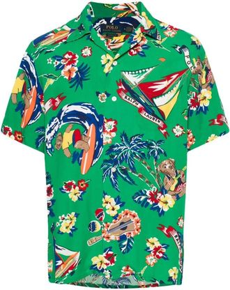Polo Ralph Lauren Surfer Bear Logo Short Sleeve Shirt