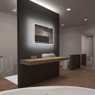 Aurlane Aurlane - Espejo De Ba&ntilde;o Led Rectangular Auto-iluminaci&oacute;n 80x70cm - Ulises Led 80