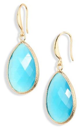 Cara Crystal Drop Earrings in Blue at Nordstrom Rack