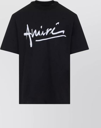 Amiri scripted crew neck short sleeve t-shirt