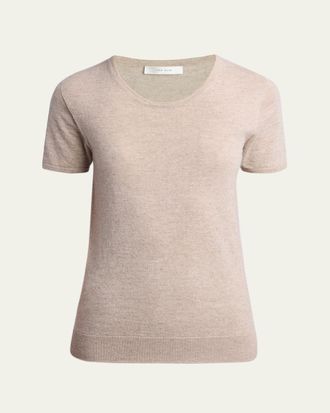 The Row Nova Scoop-Neck Cashmere Top