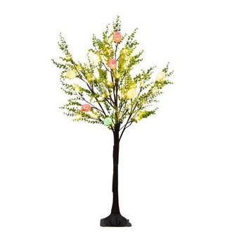 Nearly Natural 3-ft Pre-Lit Artificial Easter Egg Twig Tree with Greens and 40 Warm White LED Lights at Nordstrom