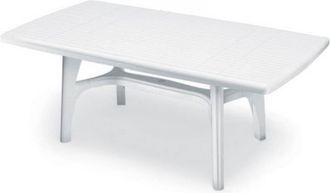 Scab Scab - Mesa Resina Blanca 180x95 Cm. Presidente 1800