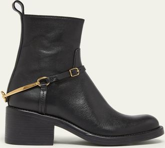 Chlo&eacute; Dakota Leather Ankle Booties